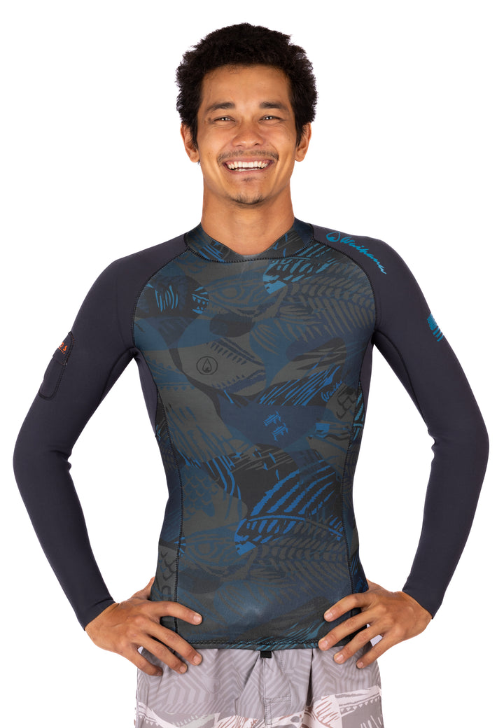 Men's Field Ethos Rear-zip Surf Top