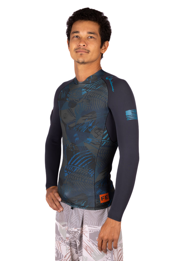 Men's Field Ethos Rear-zip Surf Top